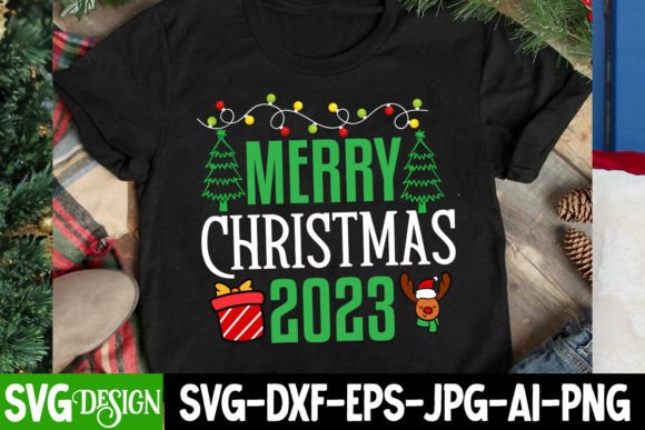Download Merry Christmas 2023 SVG Cut File - Merry christmas Collection