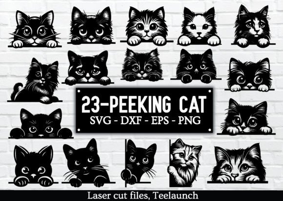 Download 23-PEEKING CAT SVG Bundle - Premium Resources