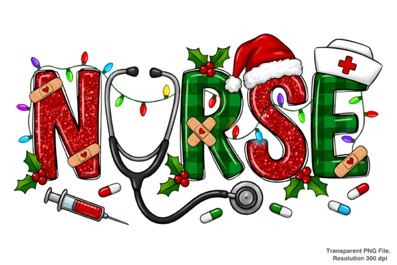 Download Nurse Christmas PNG, Merry Christmas PNG - Merry christmas Collection