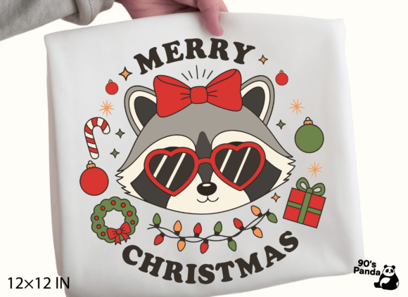 Download Merry Christmas Roccon Png Design - Merry christmas Collection