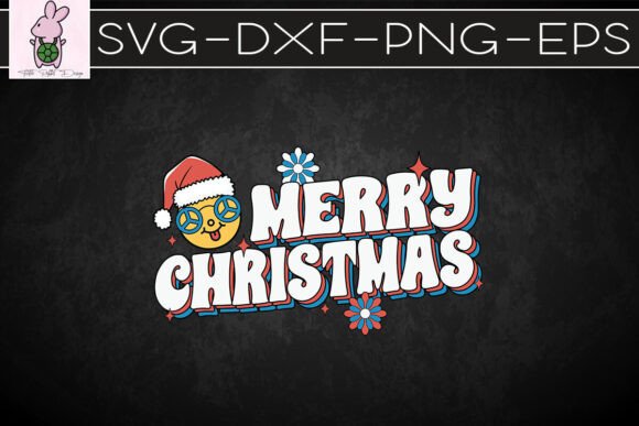 Download Merry Christmas Hippie Groovy SVG - Merry christmas Collection