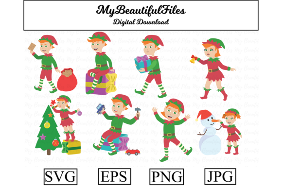 Download Elf Clipart Illustration - Premium Bundle