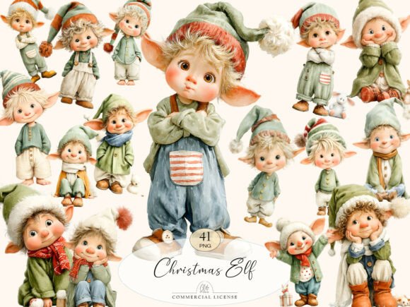 Download PNG Christmas Elf Clipart - Elf Collection
