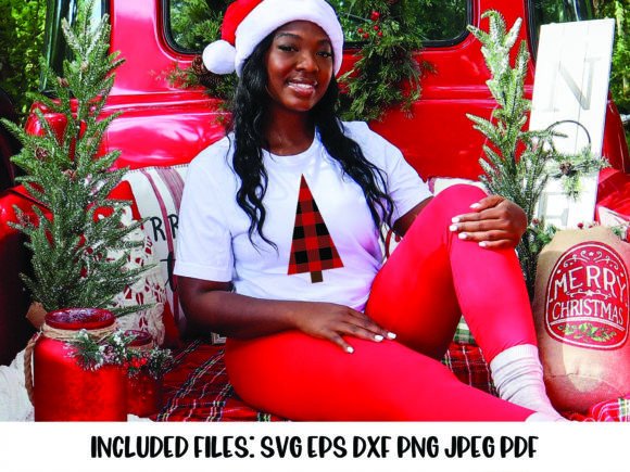 Download Red Buffalo Plaid Christmas Tree SVG - Christmas tree svg Collection